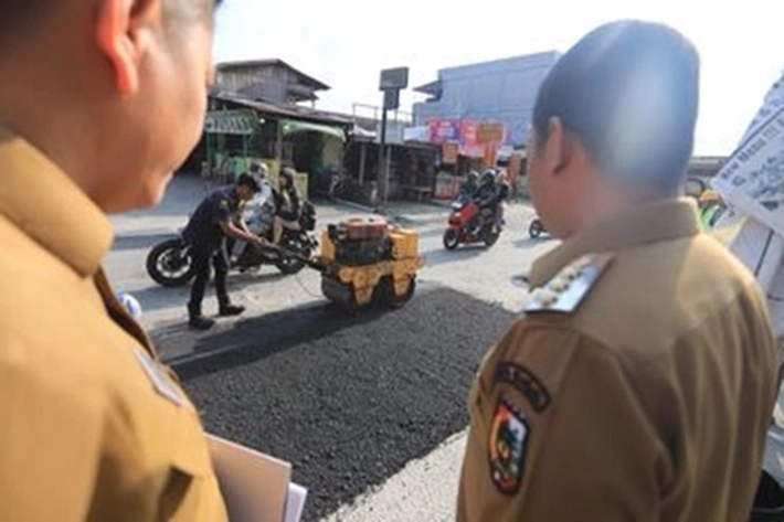 Jelang Ramdhan Pemko Pekanbaru Kebut Perbaikan Jalan Rusak, 'untuk Beri Kenyamanan dan Keamanan Berkendara'