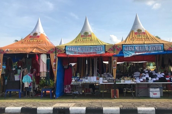 Bazar Ramadan Dikompleks Masjid Raya Annur Kembali Dibuka untuk UMKM 30 Tenda