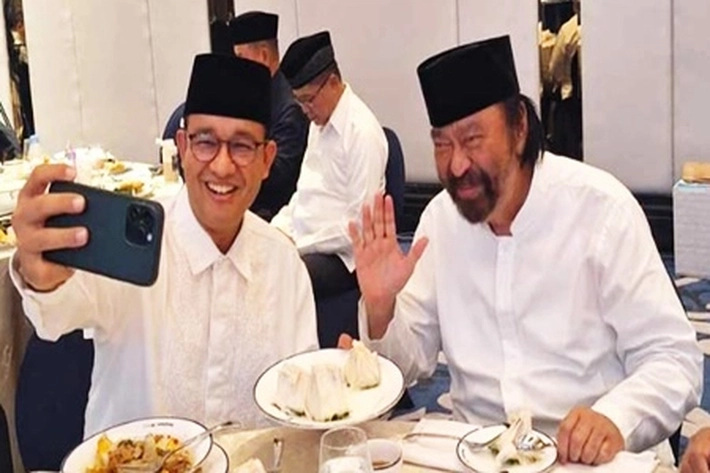 Anies Baswedan Bukber Bareng dengan Ketum Nasdem Surya Paloh