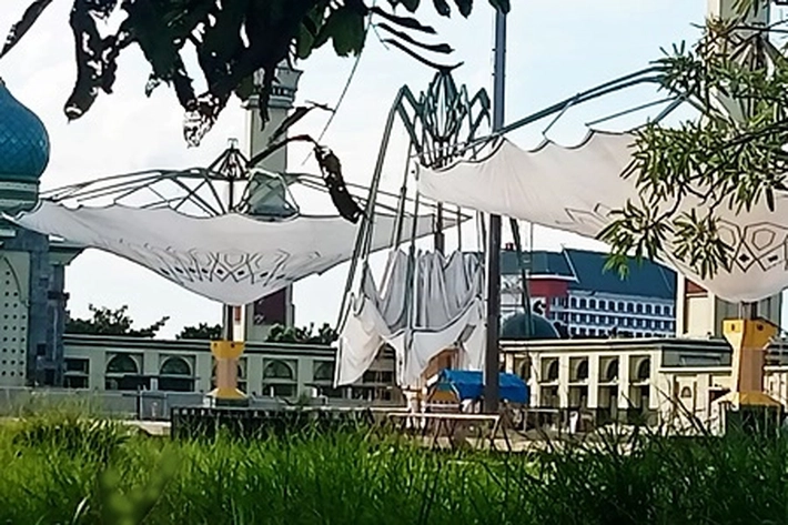 Payung Elektrik Diduga Rusak Lagi, DPRD Riau: Dinas PUPR Proaktif Cari Solusi