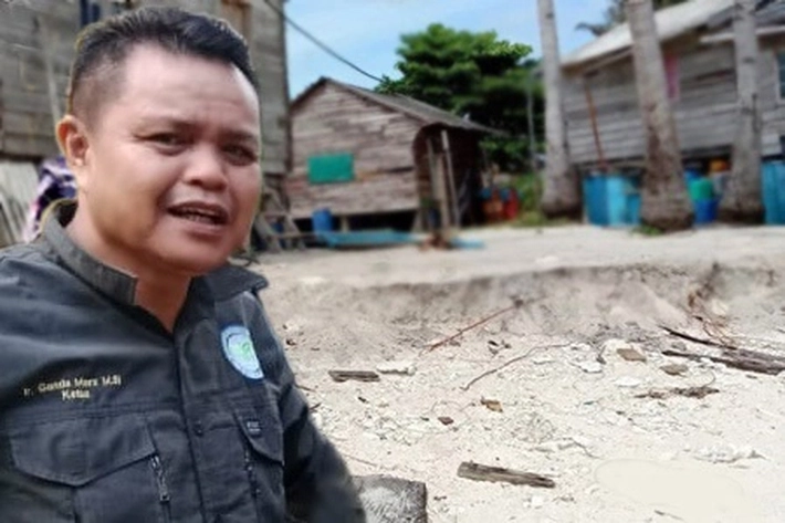 Pulau Mensemut Terancam Tenggelam Dihantam Abrasi Parah, SALAMBA: 'Perlu Perhatian Khusus Melalui Reklamasi Pantai dan Perkuatan Tebing'