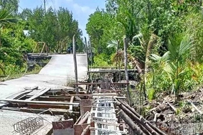 PUPR Riau Bangun Tanggul Sepanjang 54 Meter untuk Atasi Banjir di Meranti