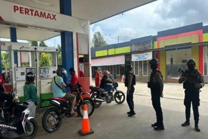 Satgas Tipidter Polresta Pekanbaru Gencar Awasi SPBU Jelang Idulfitri