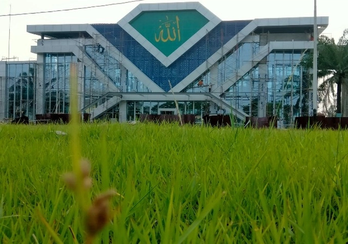 Jelang Peresmian Quran Center, Kasatpol PP Kerahkan Personel Pantau Kondisi Bangunan yang Masih Alami Kerusakan