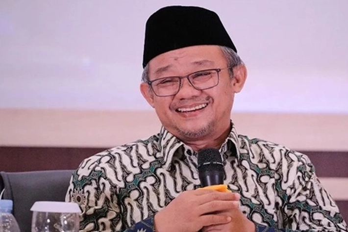 Prof Abdul Mu'ti Hadiri Silaturrahim Syawal 1445 H Muhammadiyah di Riau