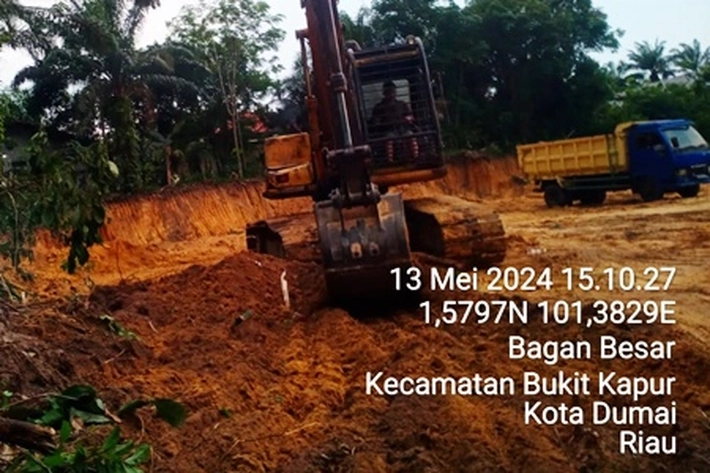INPEST Desak APH Hentikan Aktivitas Galian C di Kota Dumai
