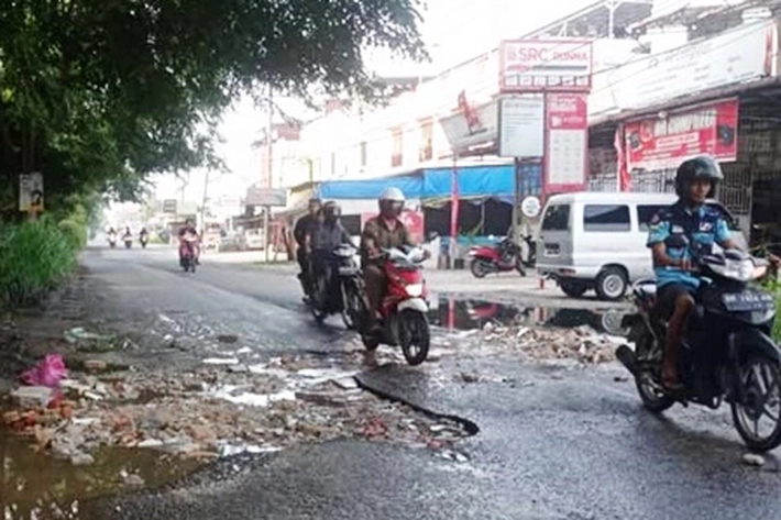 11 Ruas Jalan yang Alami Kerusakan di Kota Pekanbaru Sudah Diperbaiki, Kata PUPR Riau
