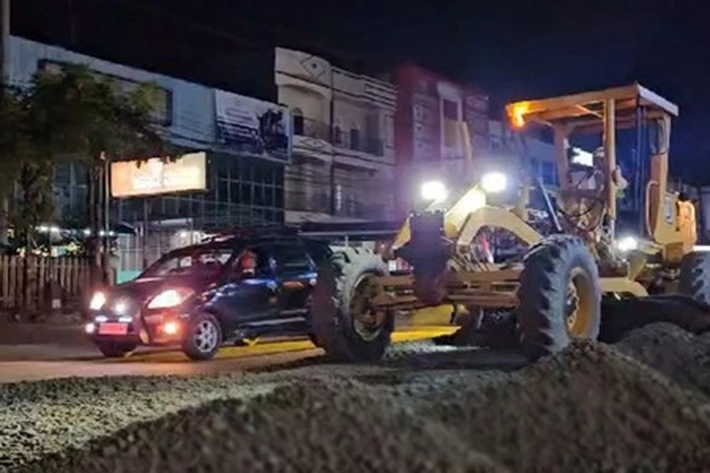 Pemko Perbaiki 3 Ruas Jalan Rusak Secara Bertahap