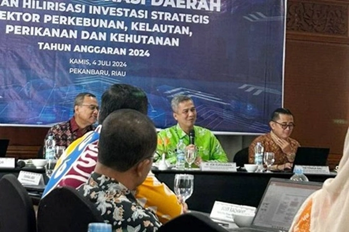 Investasi Hilirisasi Sektor Perkebunan, Kelautan, Perikanan dan Kehutanan Tingkatkan Pertumbuhan Ekonomi di Riau