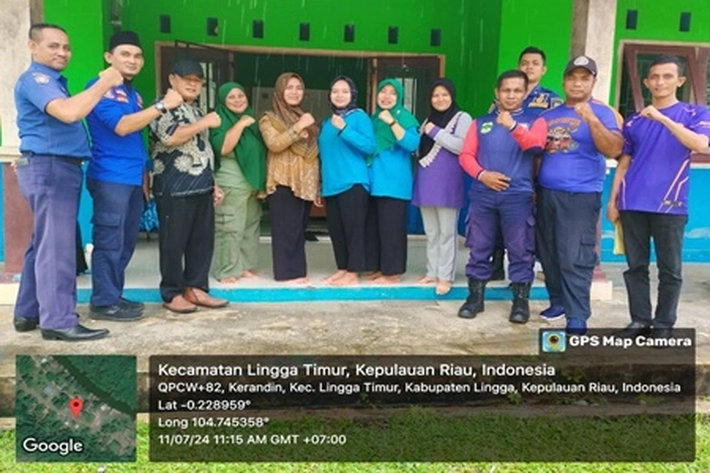 Damkar dan Satpol PP Lingga Koordinasi dalam Pembentukan Redkar, Firman ST: untuk Meminimalisir Kejadian Kebakaran