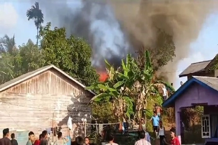 Kantin SDN 12 Lingga Utara di Tanjung Bungsu Ludes Terbakar, Ini Penyebabnya