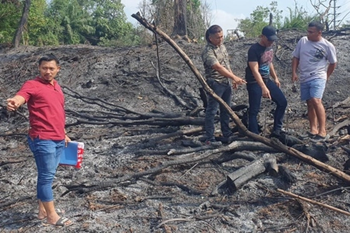 Seorang Pria Ditangkap karena Bakar Lahan Milik PHR untuk Tanam Sayuran