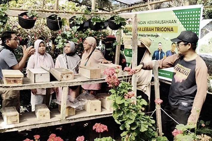 Akademisi UI Berbagi Pengetahuan Tentang Budidaya Lebah Hingga Pemasaran Produk Turunannya