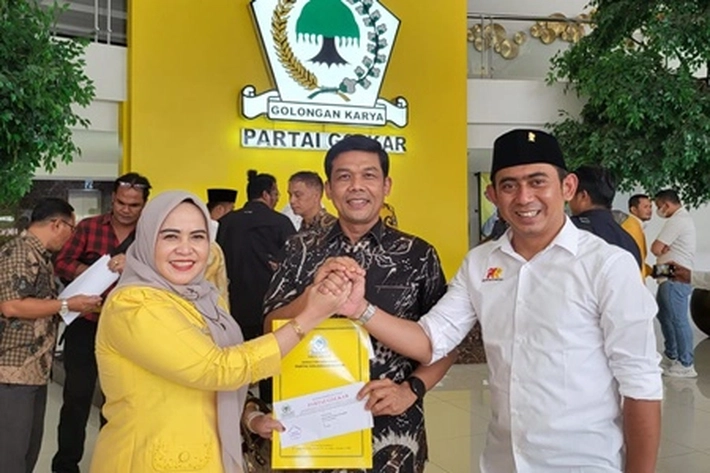 Ida Yulita-Kharisman Risanda Koalisi Golkar-PDIP Pekanbaru, 'akan Mengguncang Pilwako 2024'