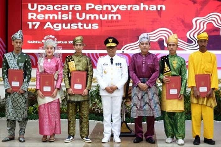 HUT RI Ke-79: Ribuan Narapidana di Riau Dapat Remisi, 'Ratusan Orang Langsung Bebas'