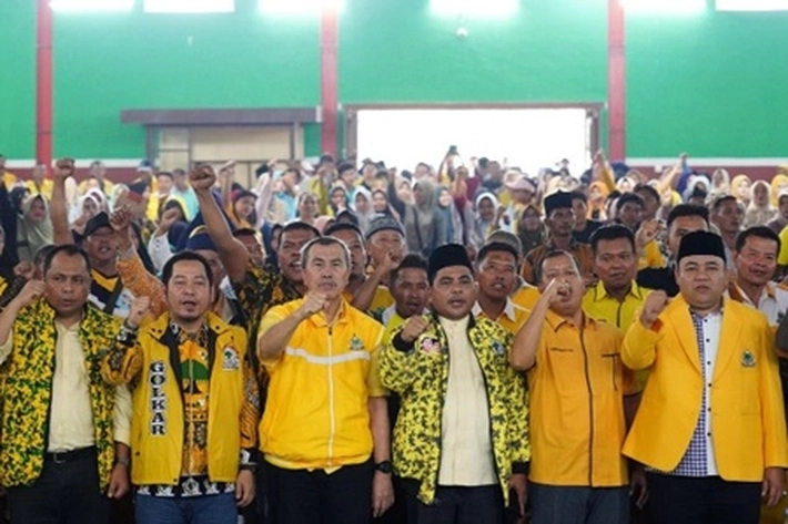 Kader Golkar Hingga Relawan Bertekad Antarkan Syamsuar Jadi Gubri dan Nasarudin Bupati Pelalawan