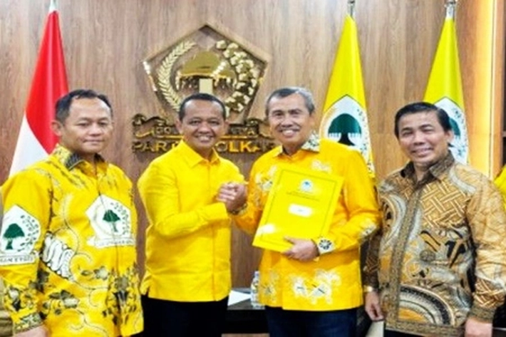 Pasangan Syamsuar-Mawardi Mantapkan Dukungan dari Golkar yang SK nya Langsung dari Ketum Bahlil Lahadalia