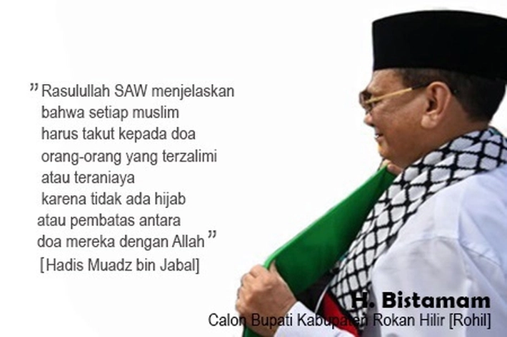 H. Bistamam Maju di Pilbup Rohil Didukung 6 Parpol dan Masyarakat yang Terus Membengkak, 'Masih Terzalimi, Tetapi Doanya Mustajab'