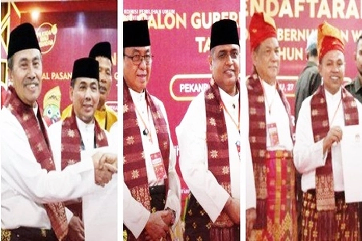 Pilkada Riau 2024 Resmi Diikuti 3 Paslon Cagub-Cawagub, 'yang Masing-masing Diusung Parpol Gemuk'