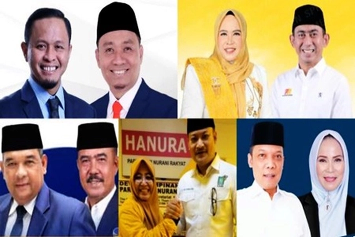 Pendaftaran untuk Pilwako Pekanbaru Ditutup yang Resmi Diikuti Lima Paslon