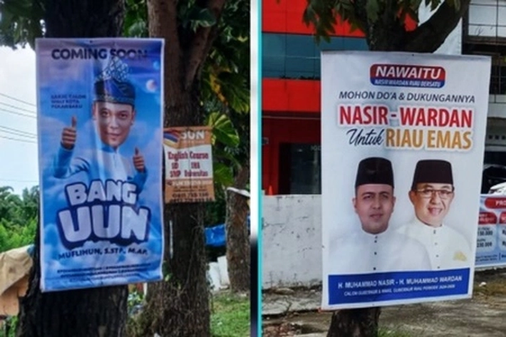 Satpol PP Gencarkan Penertiban Spanduk Calon Kepala Daerah yang Langgar Perda