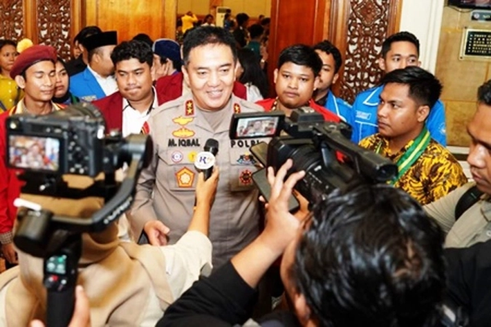 Berbagai Organisasi Mahasiswa Dorong Terwujudnya Pilkada Damai yang Diapresiasi Kapolda Riau