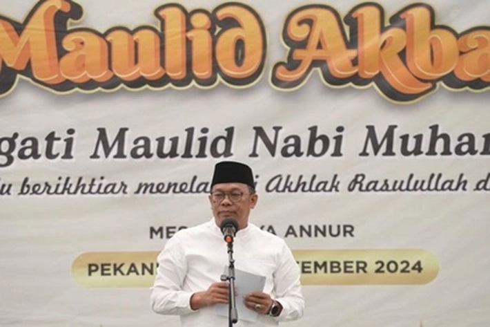 Pemprov Riau Gelar Peringatan Maulid Nabi Muhammad di Masjid Raya Annur