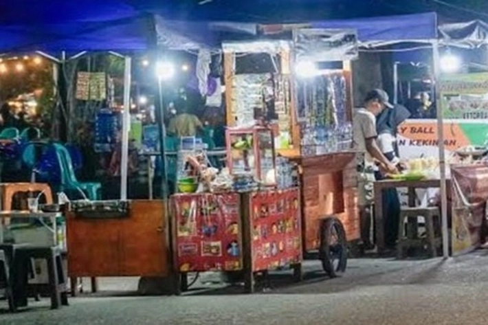 Kuliner Jalan Cut Nyak Dien Diresmikan yang Areanya Lebih Tertib dan Rapi