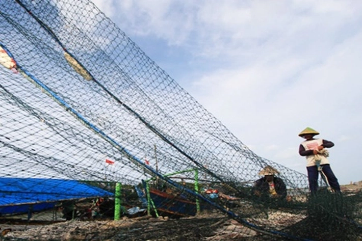 Dinas Kelautan dan Perikanan Salurkan Bantuan 522 Unit Jaring Penangkap Ikan di Inhil