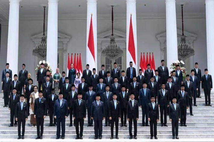 Prabowo Lantik Jajaran Menteri dan Wakil Menteri dalam Kabinet Merah Putih