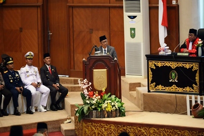 Pj Gubri Ajak DPRD Saling Bahu Membahu Berkolaborasi untuk Kemajuan Riau