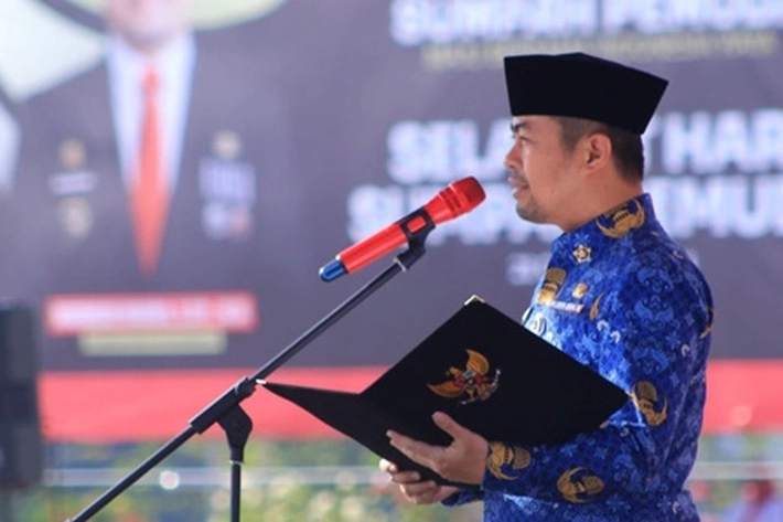 Pj Wako Risnandar Mahiwa Pimpin Upacara Peringati Hari Sumpah Pemuda
