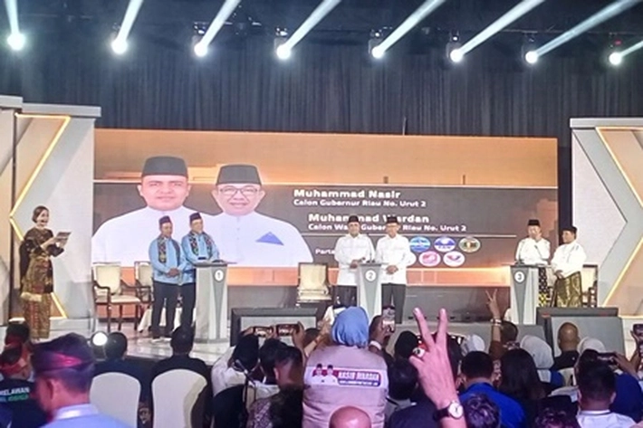 Debat Perdana Pilgub Riau Fokus Tata Kelola Pemerintahan dan Pembangunan Inklusif, PKS: Kita Optimis Syamsuar–Mawardi Menang
