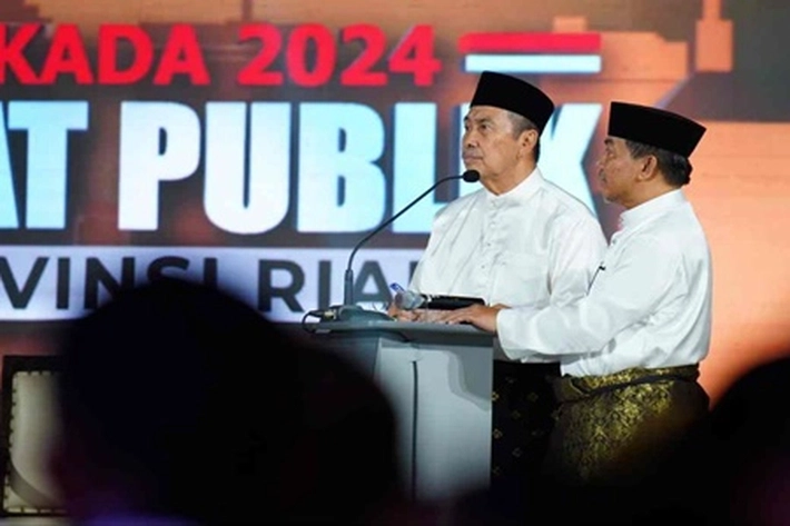 Debat Perdana Pilgubri 2024: Paslon Syamsuar-Mawardi Tampil Lebih Santun dan Tetap Fokus Utamakan Visi Misi
