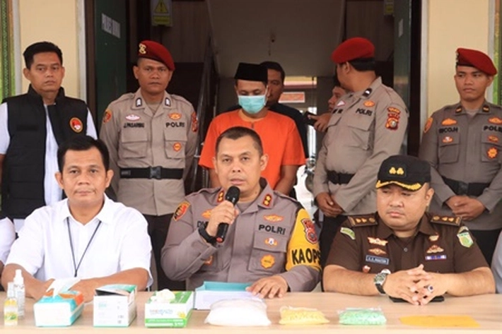 Kapolres Dumai AKBP Dhovan Oktavianton Pimpin Acara Pemusnahan Barang Bukti Narkotika