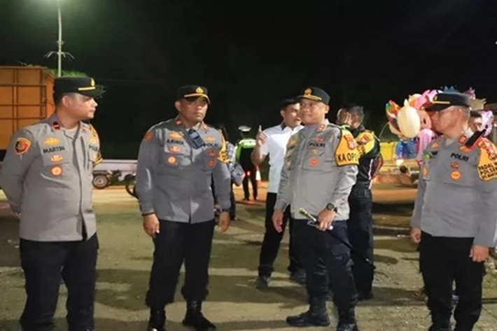 Kapolres Rokan Hilir Lakukan Cooling System untuk Pengamanan Kampanye di Bagan Sinembah