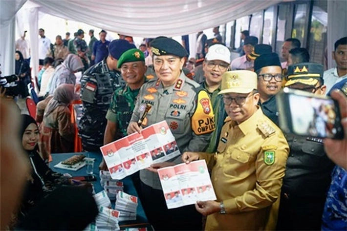 Pj Gubri Turun Cek Tempat Pemungutan Suara dalam Rangka Pilkada Serentak