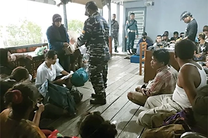 TNI AL Tangkap 2 WNI Diduga Pelaku dan Gagalkan Penyelundupan Manusia di Dumai
