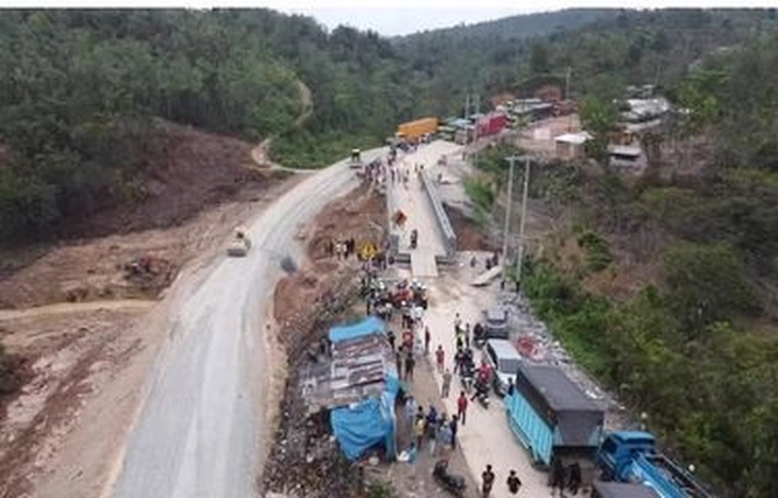 BPJN Kebut Pengerjaan Fisik Trase Jalan Longsor Lintas Riau-Sumbar