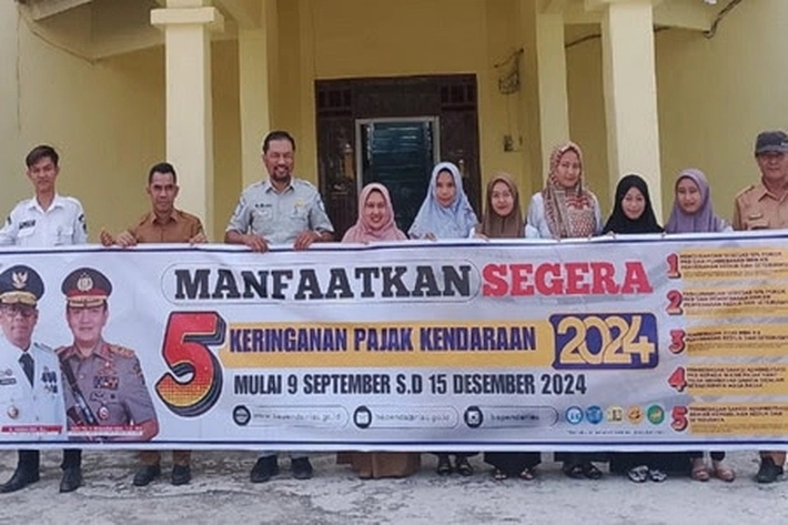 Kejar Target, UPT Samsat Bagansiapiapi Dor to Dor ke Penunggak Pajak Kendaraan