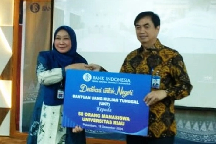 UNRI Terima Bantuan dari Bank Indonesia untuk Selesaikan Tunggakan UKT Bagi Siswa Kurang Mampu