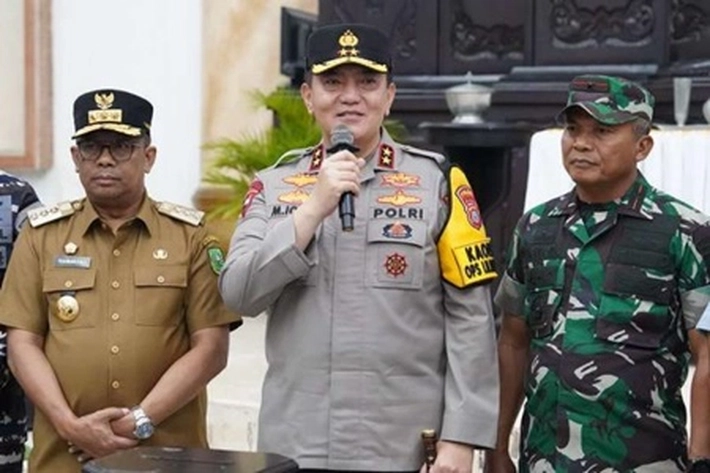 Pj Gubri dan Kapolda Tinjau Langsung Pos Pengamanan Nataru yang Juga Imbau Tetap Waspada Ketika Berlibur