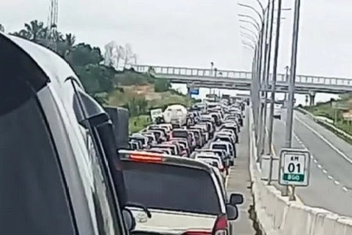 17 Ribu Kendaraan Melintas di Tol Pekanbaru-Dumai, Jadi Naik 75 Persen