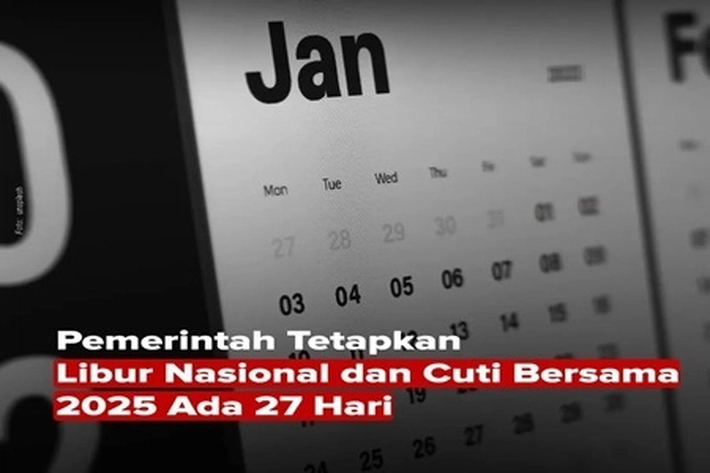 Pemerintah Umumkan Penetapan Hari Libur Nasional dan Cuti Bersama Tahun 2025