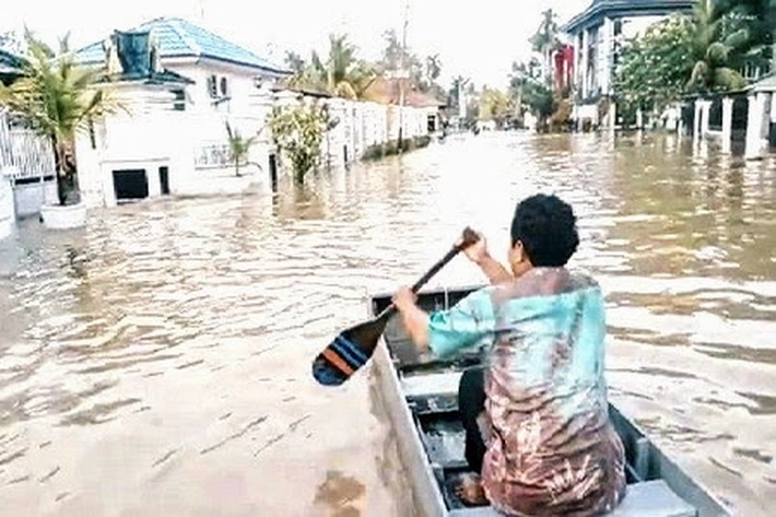 Baznas Riau Bantu 27 Rumah Rusak Berat Akibat di Hantam Banjir