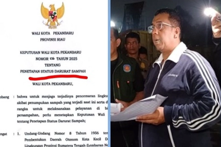Pj Walikota Pekanbaru Tetapkan Status Darurat Sampah karena Masalah Tak Kunjung Selesai