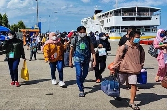 37 Pekerja Migran Ilegal Dideportasi dari Malaysia Sudah Tiba di Pelabuhan Dumai