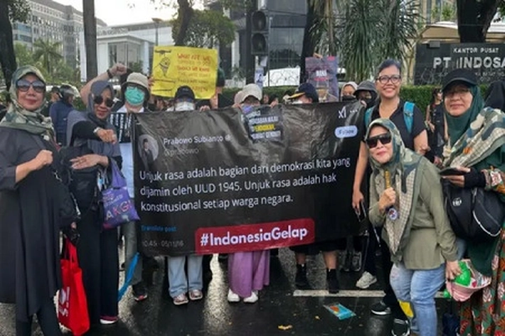 Aksi Demo: Indonesia Belum Terang dan Masih Kelam, 'yang Menanti Langkah Konkret Pemerintah'