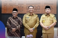 Wawako Markarius Anwar Silaturahmi dengan Wabup Husni Merza di Siak untuk Pererat Hubungan Daerah