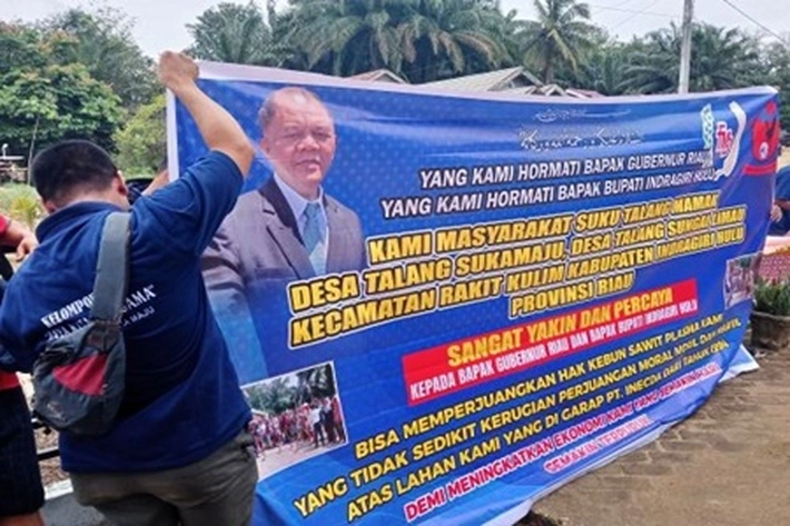 Kisruh Warga Dua Desa di Inhu Menuntut Soal Lahan, 'yang Terus Geruduk PT Inecda Agar Segera Kembalikan Haknya'